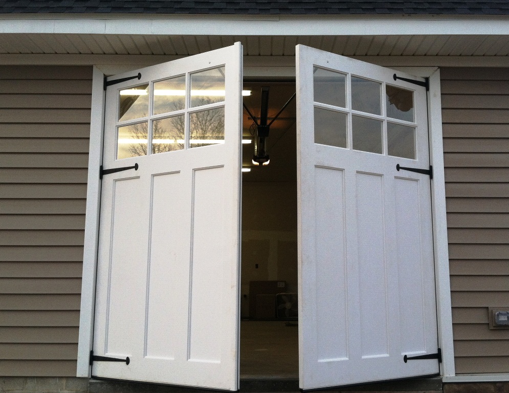 Clingerman Doors Custom Wood Garage, Garage Doors Carriage Style Swing Out