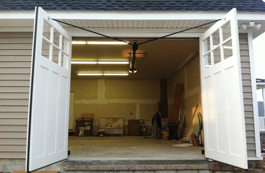 Clingerman Doors Custom Wood Garage, Swing Open Garage Door Plans